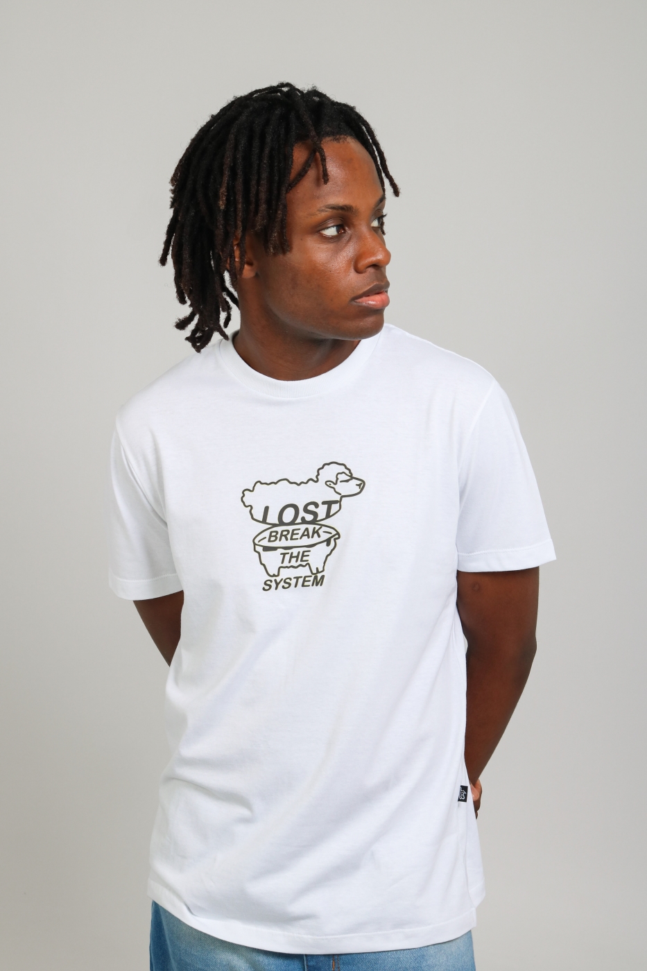 T-shirt Sheep Break The System Lost