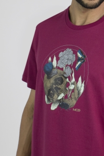 T-shirt Regular Skull Flower MCD